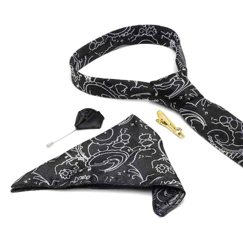 Men Italian Silk Suit Formal Tie Accessory